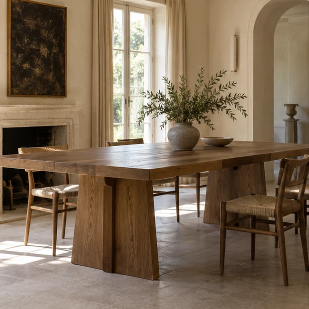 Table Orme N°04 — Orme massif · 240×95cm